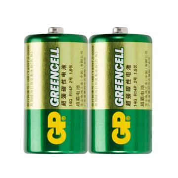 超霸 2号碳性电池，2粒装 2粒/包 单位：包
