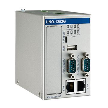 研华Advantech 无风扇嵌入式工控机，UNO-1252G-Q0BE（不含硬盘、电源）