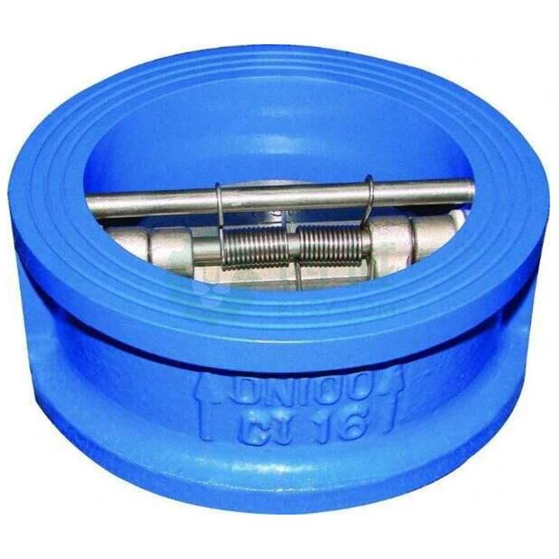 伯尔梅特 蝶式双瓣止回阀,ww-bcv-td-n4-pn16,dn125(球铁体,ss316轴