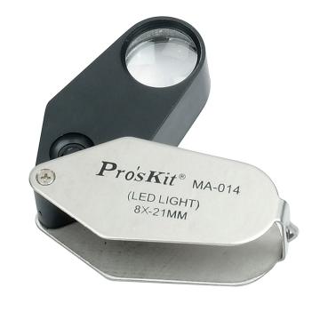宝工/Pro'sKit 8X LED灯放大鏡，MA-014 ∮21mm 售卖规格：1个