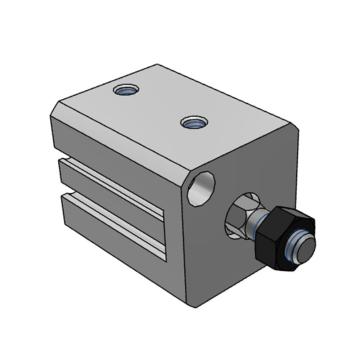 SMC 薄型气缸，CDQSKB16-10DM 杆不回转型,单杆双作用 售卖规格：1个