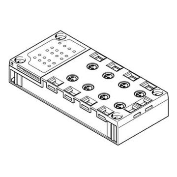 费斯托/FESTO 用于CPX终端附件，CPX-AB-8-M8-3POL，195706 售卖规格：1个