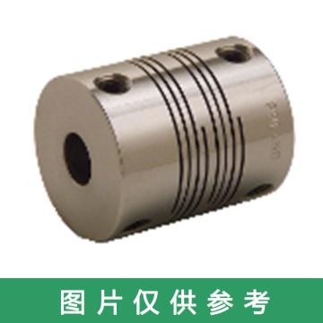 Ruland MWS-紧定螺钉螺旋切缝弹性联轴器，不锈钢，MWS25-7-7-SS 售卖规格：1个