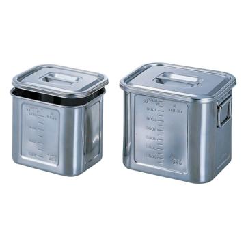 亚速旺/Asone 实验室用不锈钢方形罐(带刻度) 33，4-1006-12 售卖规格：1个