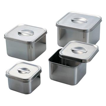 亚速旺/Asone 实验室用不锈钢方形罐 No.0，5-186-01 售卖规格：1个