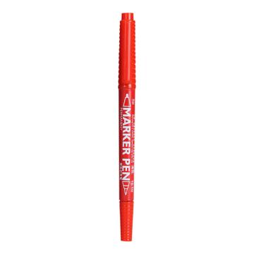金万年/Genvana 小号双头油性记号笔，G-933 红色（替代：ECV663） 售卖规格：10支/盒