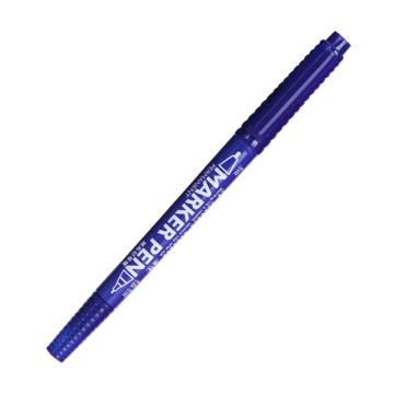 金万年/Genvana 小号双头油性记号笔，G-933 蓝色（替代：ECV660） 售卖规格：10支/盒