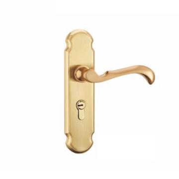 固特 门锁，5A497，锌合金/拉丝金 售卖规格：1套