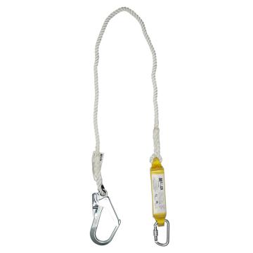 霍尼韦尔/Honeywell 缓冲绳，DL-61 12毫米单叉缓冲系绳，配1个安全钩，1个脚手架钩，2米 售卖规格：1条