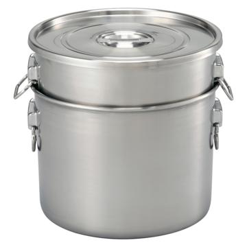 亚速旺/Asone 实验室用不锈钢桶(浅型·带盖) 5.4L USL-03，4-600-03 售卖规格：1个