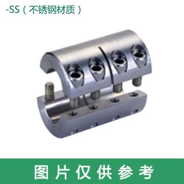 Ruland MSPX-两片夹紧式刚性联轴器，公制，不锈钢，MSPX-14-14-SS 售卖规格：1个