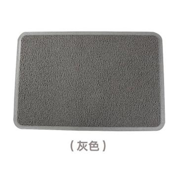 妙耐思 圈丝地垫，MDS048 8A8灰色 60cm*90cm（不加字，圆边） 售卖规格：1片