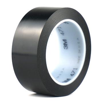 3M 聚氯乙烯胶带，60mm×33m，黑色，471，471-60mm×33m-黑 售卖规格：1卷