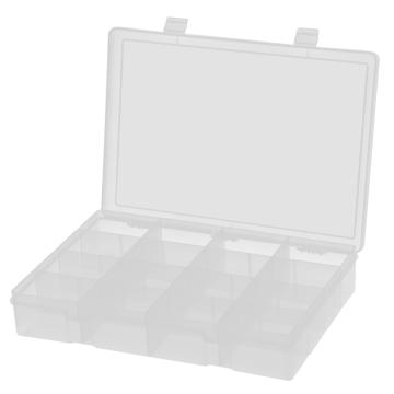 DURHAM MFG 16格透明大塑料盒，LP16-CLEAR 333×229×59mm 售卖规格：1个