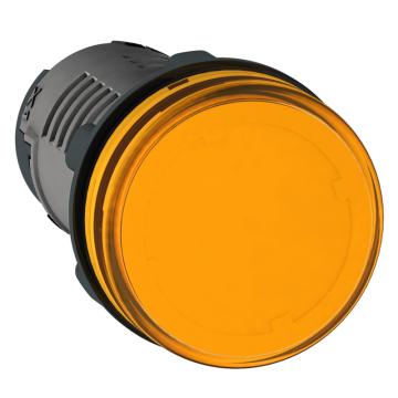 施耐德电气 XA2EV塑料系列指示灯，XA2EVB5LC AC/DC24V 橙色 售卖规格：1个