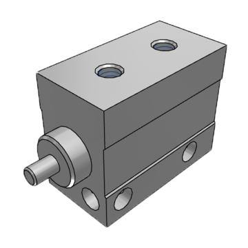 亚德客/AirTAC 小型自由安装气缸，MU4X8 售卖规格：1个