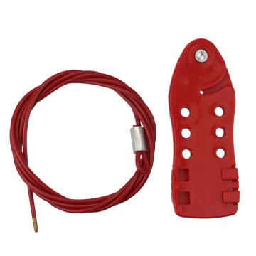 博士 经济型鱼形缆锁，BD-L21 PVC涂层不锈钢缆绳Ф4mm×2m 售卖规格：1个