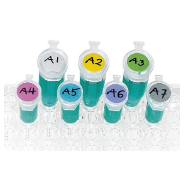 西域推荐 实验室用彩色低温圆形标签 1袋(160圆点/张×5张) 3-8722-12，WRPLT-7OR 售卖规格：5张/袋