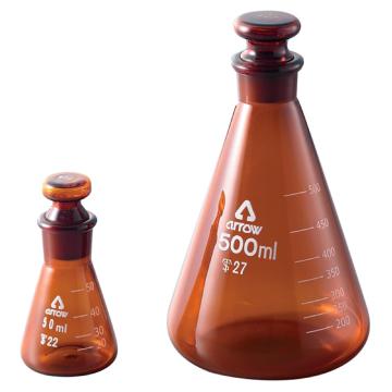 西域推荐 磨口三角烧瓶 500ml 3-9677-05，500 售卖规格：1个