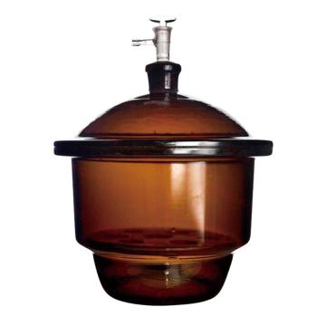 西域推荐 棕色玻璃真空干燥器,内径×总高:300×365mm,内径300mm，CC-5647-04，1355Z型300 售卖规格：1套