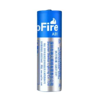 神火/SupFire 18650锂电池，AB1，蓝色 3.7V-4.2V，1700mAh，适配3W/5W手电筒 售卖规格：1个