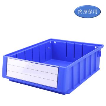 Raxwell 分隔式零件盒 物料盒，RHSS3043(标签牌1+标签纸1) 外尺寸规格D*W*H(mm)：300×235×90，全新料，蓝色 售卖规格：1个
