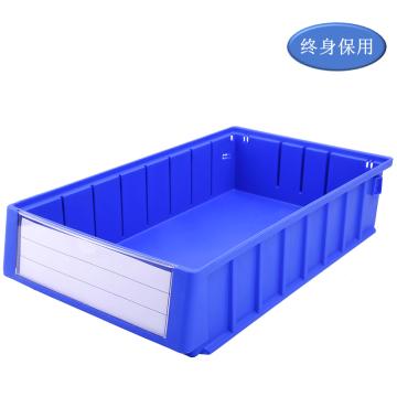 Raxwell 分隔式零件盒 物料盒，TK4209(标签牌1+标签纸1) 外尺寸规格D*W*H(mm)：400×235×90，全新料，蓝色 售卖规格：1个