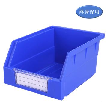 Raxwell 背挂零件盒 物料盒，TK012(标签牌1+标签纸1) 外尺寸规格D*W*H(mm)：140×105×75，全新料，蓝色 售卖规格：1个
