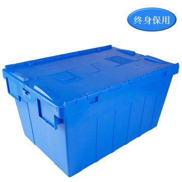 Raxwell 蓝色斜插箱，可插式周转箱，外尺寸(mm)，600×400×365，TK64365