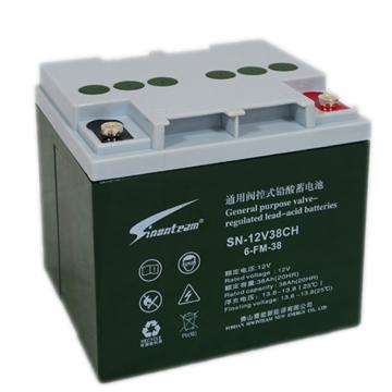 阳光赛能 蓄电池，6-GFM-38 38AH，12V(如需配线提前沟通) 售卖规格：1个