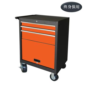 Raxwell 3抽带门可移动工具车,尺寸(长×宽×高mm):688×460×1006，RHTC0015 售卖规格：1套