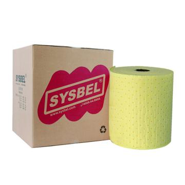 西斯贝尔/SYSBEL 重型防化类吸附棉，SCR002 单片40×50cm 最高吸附量120L/箱 1卷/箱 售卖规格：1箱