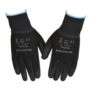 霍尼韦尔/Honeywell PU涂层手套，2100251CN-10 涤纶耐磨黑色PU涂层手套，10副/包 售卖规格：10副/包