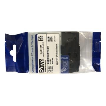 Blive 标签机色带，PET，9mm×8m，透明底黑字，BL-121 售卖规格：1卷