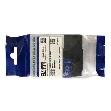 Blive 标签机色带，PET，12mm×8m，白底黑字，BL-231 售卖规格：1卷