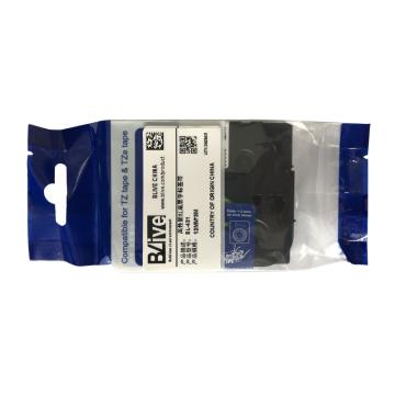 Blive 标签机色带，PET，12mm×8m，红底黑字，BL-431 售卖规格：1卷
