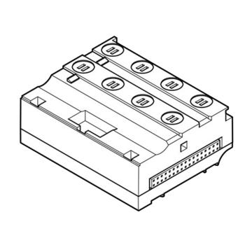 费斯托 电连接元件，VMPAL-EVAP-14-2-4，560970 用于MPA-L 售卖规格：1个