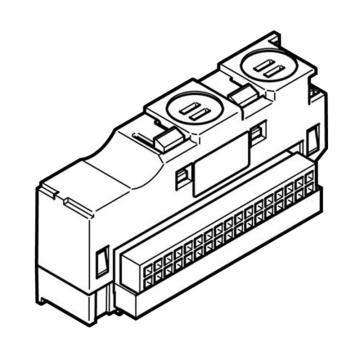 费斯托 电连接元件，VMPAL-EVAP-14-2，560964 用于MPA-L 售卖规格：1个