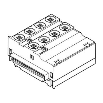 费斯托 电连接元件，VMPAL-EVAP-10-2-4，560968 用于MPA-L 售卖规格：1个