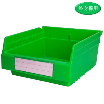 Raxwell 精益零件盒 物料盒，TK3315(标签牌1+标签纸1) 外尺寸规格D*W*H(mm)：300×300×150，全新料，绿色 售卖规格：1个