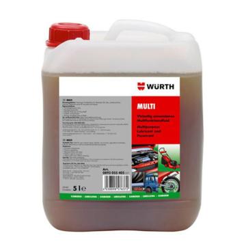 伍尔特/WURTH 五合一多用途润滑剂，0893055405，桶装，5L/桶 售卖规格：5升/桶