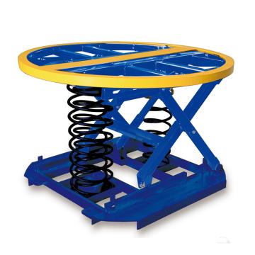 弹簧自平衡型包装平台,旋转台面直径1108mm 适用最大托盘1270*1270mm