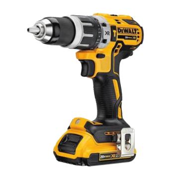 得伟/Dewalt 锂电电钻(无刷)，DCD778D2 ，夹持能力13mm，20V，2.0Ah，两电一充 售卖规格：1台