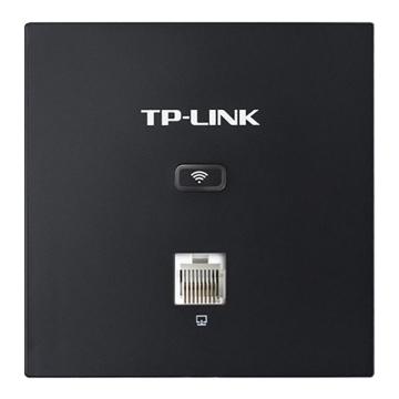 普联/TP-LINK 450M无线面板式AP，TL-AP450I-POE 薄款碳素黑(方） 86型入墙嵌入式 售卖规格：1台