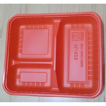 永路兴业三格打包盒 一次性外卖盒,3格 800套/箱