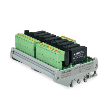 艾奥控 固态继电器，DRA-8-K/KSL100D10-L 100VDC 10A 4-15VDC8个继电器模组 售卖规格：1个