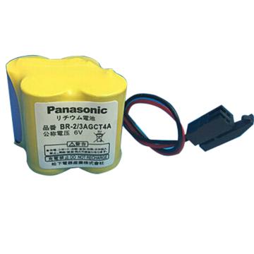 松下/Panasonic 电池，BR-2/3AGCT4A 6V 锂电池（黑色带钩插头） 4个/组 售卖规格：1个