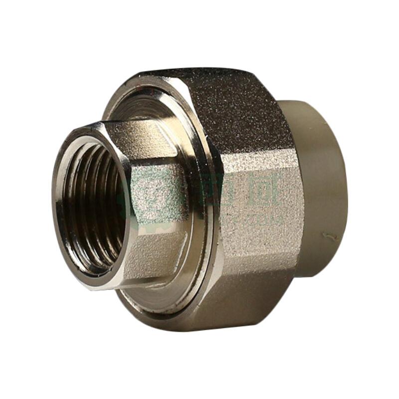 联塑 内螺纹管接头(金属与塑胶)(pp-r 配件)灰色 dn50×1-1/2"