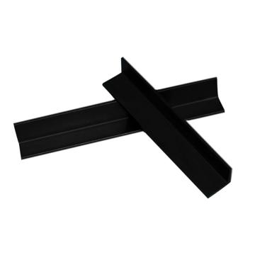 安赛瑞 L型塑料护角包角，23574 黑色，尺寸：20×20×1000mm 售卖规格：30根/包