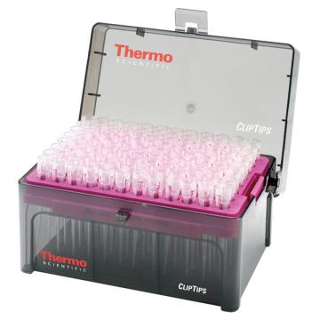 Thermo Scientific ClipTip 20, 带滤芯, 盒装吸头, 灭菌的 , 10 x 96/盒,1箱